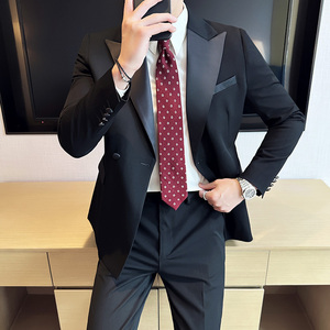 结婚礼服西装套装一粒双排扣两件套8806-P210
