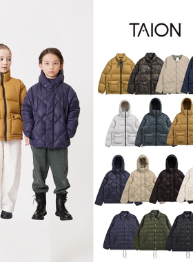 现货 日本 Taion 25AW 秋冬 儿童成人亲子保暖城市户外羽绒服棉服