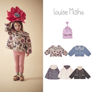 现货 法国 Louise misha 24aw 秋冬女童舒适复古保暖上衣棉服外套
