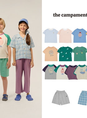 现货 西班牙 THE CAMPAMENTO 25SS 春夏新款儿童短袖T恤短裤衬衫
