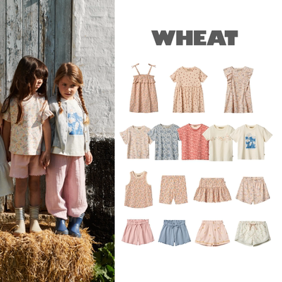 wheat女童可爱碎花裙