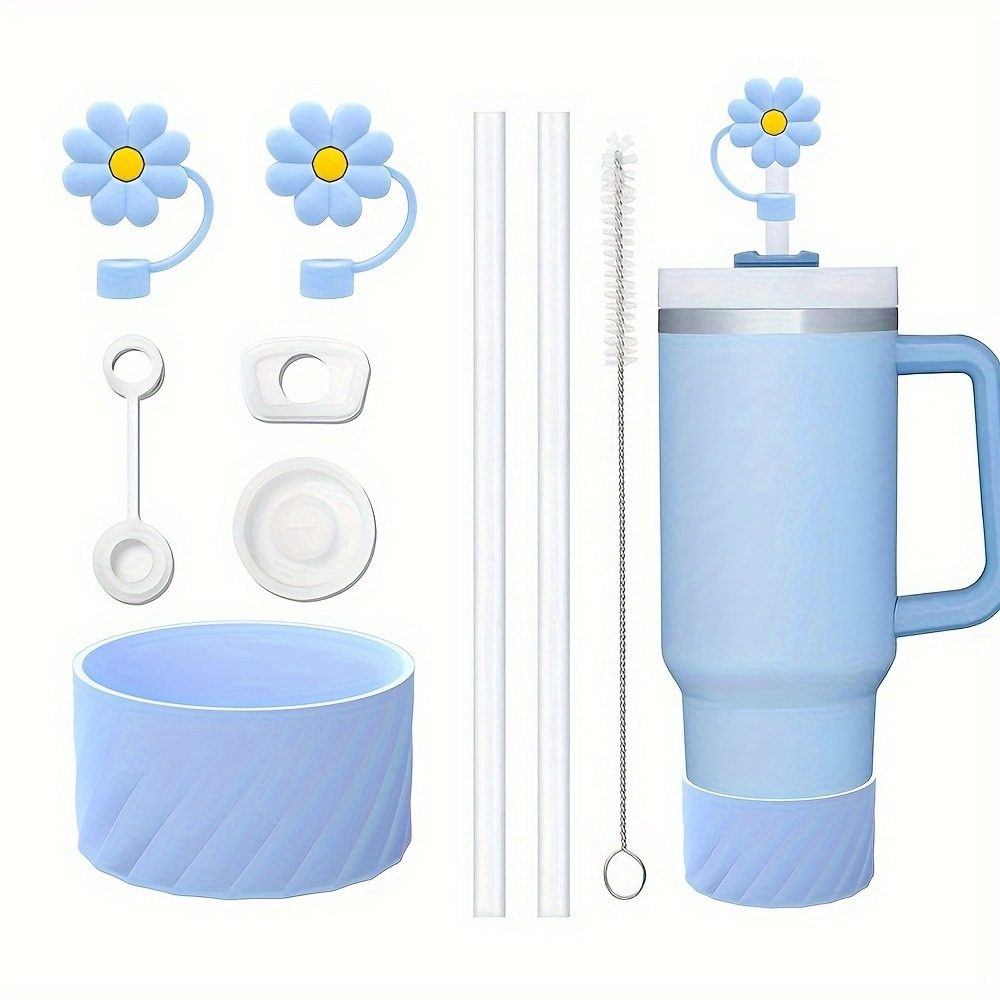 适用斯坦利保温杯30oz 40oz 水杯吸管帽杯套防漏塞 套装硅胶杯托,餐饮具,杯套,淘宝优惠券,粉丝福利购,淘宝优惠卷