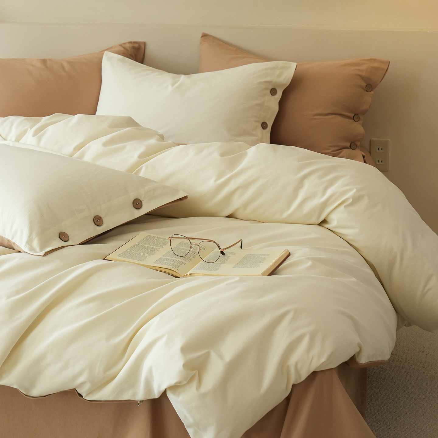 高端A类加厚磨毛全棉四件套