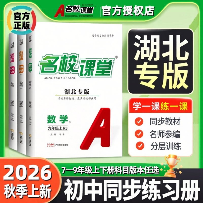 湖北专版初中练习名校课堂
