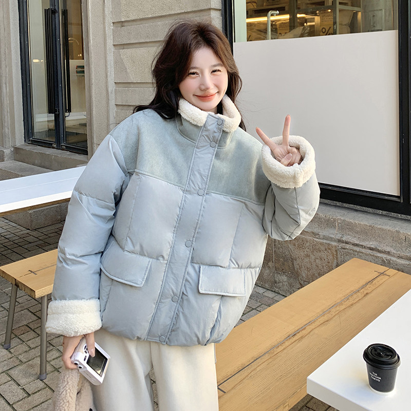 50绒冬装新款羊羔毛保暖羽绒服XW8075P275K418,女装羽绒服,浙宝171
