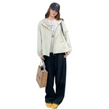 现货2026年春装新款口袋刺绣风衣外套XW727P155K238，女装短外套，浙宝171