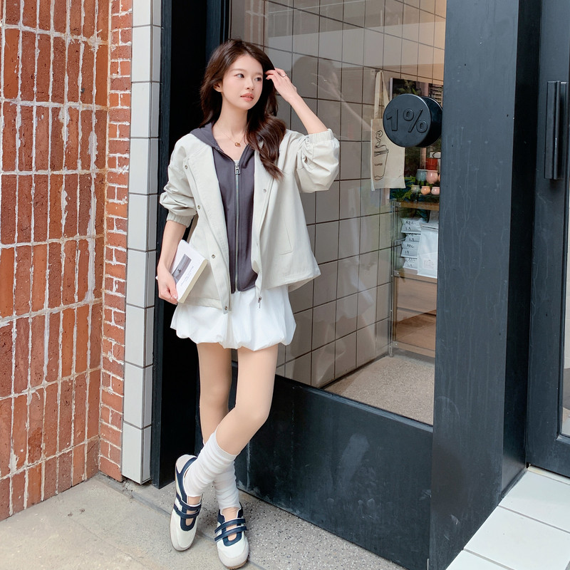 现货2026年春装新款风衣外套XW9811P165K268,女装短外套,浙宝171