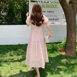 现货2026年夏装新款减龄少女格纹连衣裙XW6976P125K188，女装连衣裙，浙宝171
