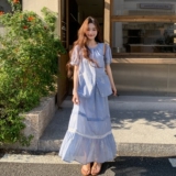 现货夏装新款26年法式绣花天丝套装XW1050P155K238，女装连衣裙，浙宝171