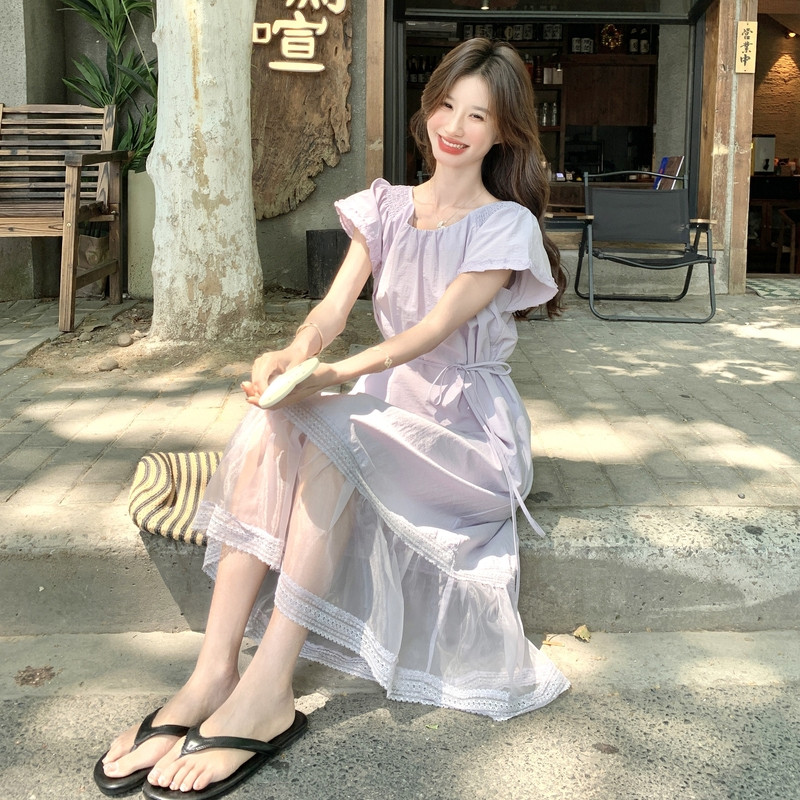 夏新款设计感洋气百搭显瘦连衣裙XW1145P155K238，女装连衣裙，浙宝171