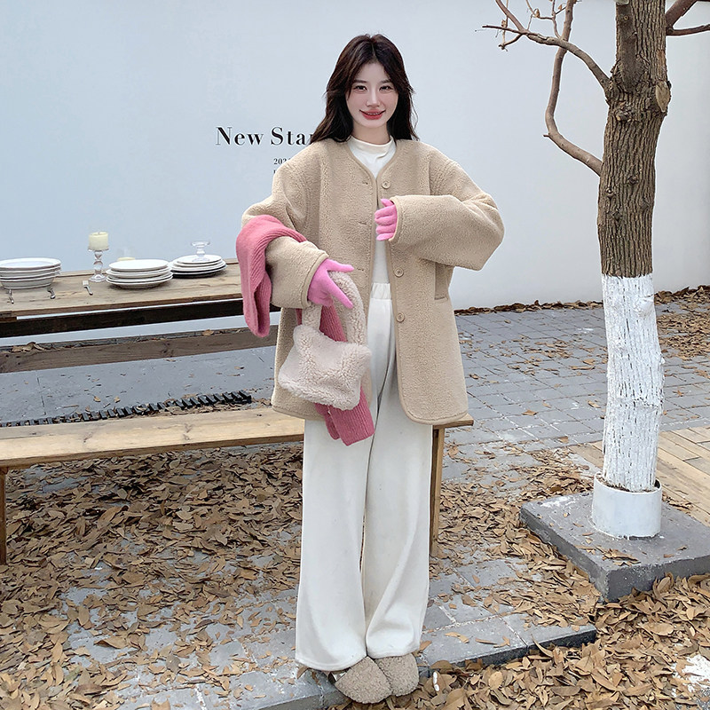 冬装新款加厚羊羔毛外套XW8048P215K328,女装短外套,浙宝171