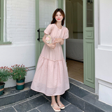 现货2026年夏装新款减龄少女格纹连衣裙XW6976P125K188，女装连衣裙，浙宝171