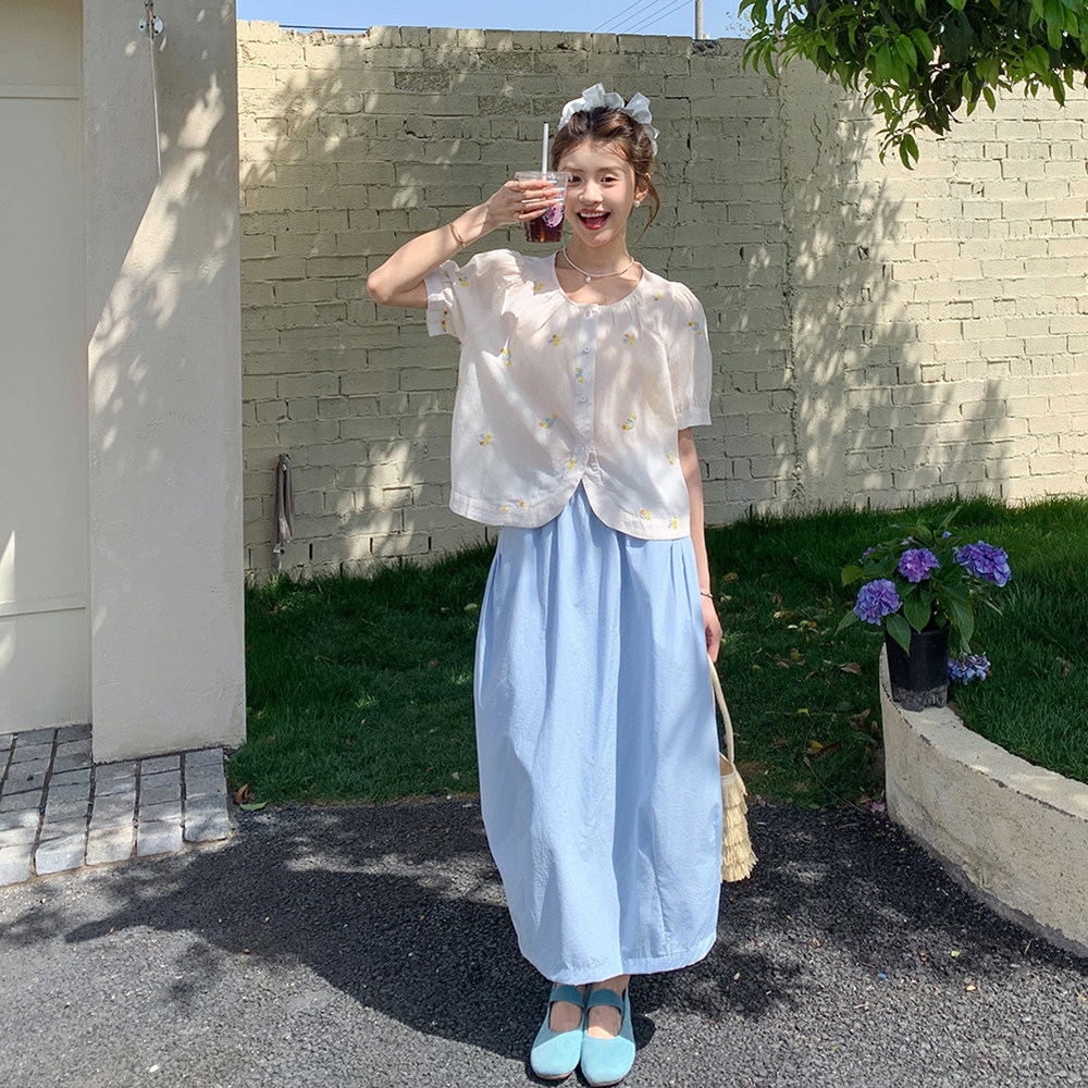 2026年夏新款现货韩系甜美减龄套装XW1078P165K248,女装套装/套裙,浙宝171