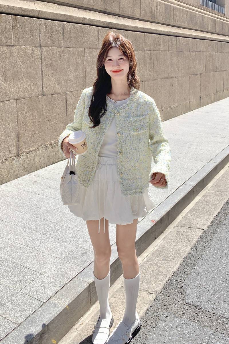 现货2026年秋装新款小香风外套XW706P145K218,女装短外套,浙宝171