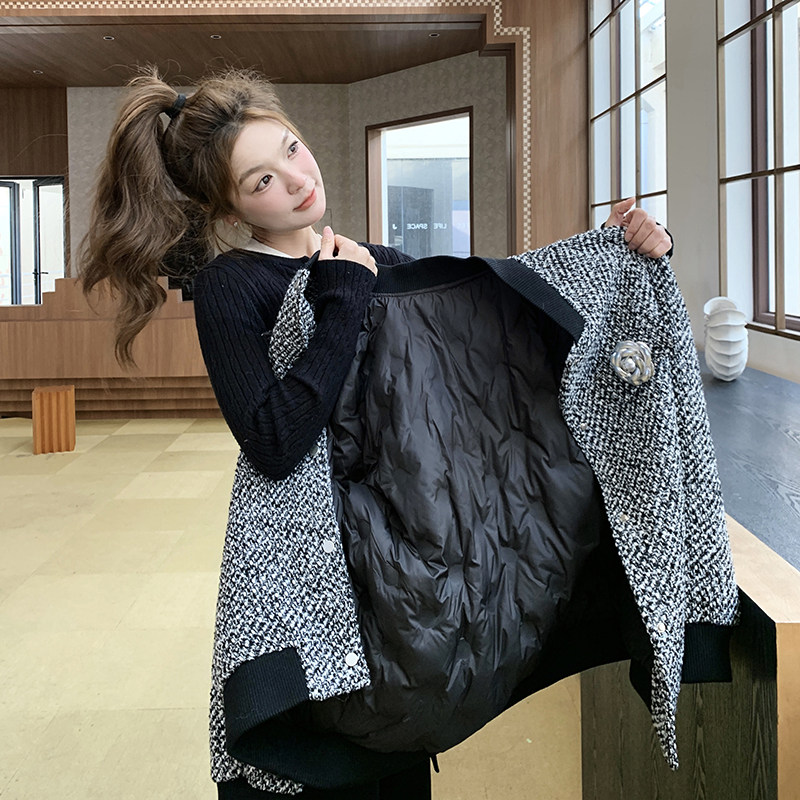 新年战衣小香羽绒内胆夹克外套90绒XW8091P315K478,女装短外套,浙宝171
