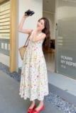 夏新款韩版洋气碎花无袖连衣裙XW1127P135K208，女装连衣裙，浙宝171