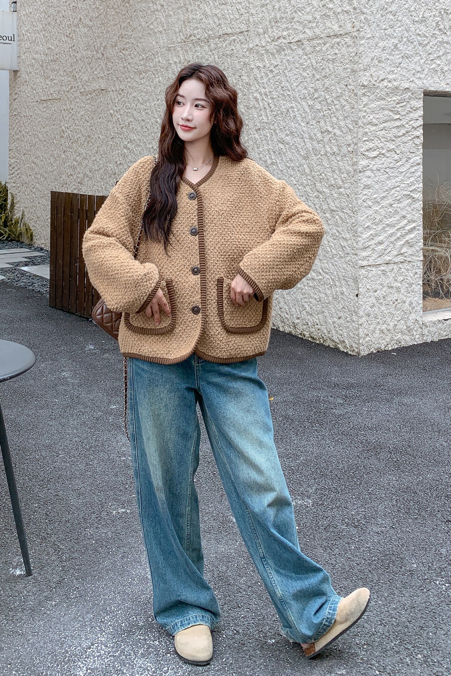 现货2026年秋装新款羊羔毛外套XW3306P195K298,女装短外套,浙宝171
