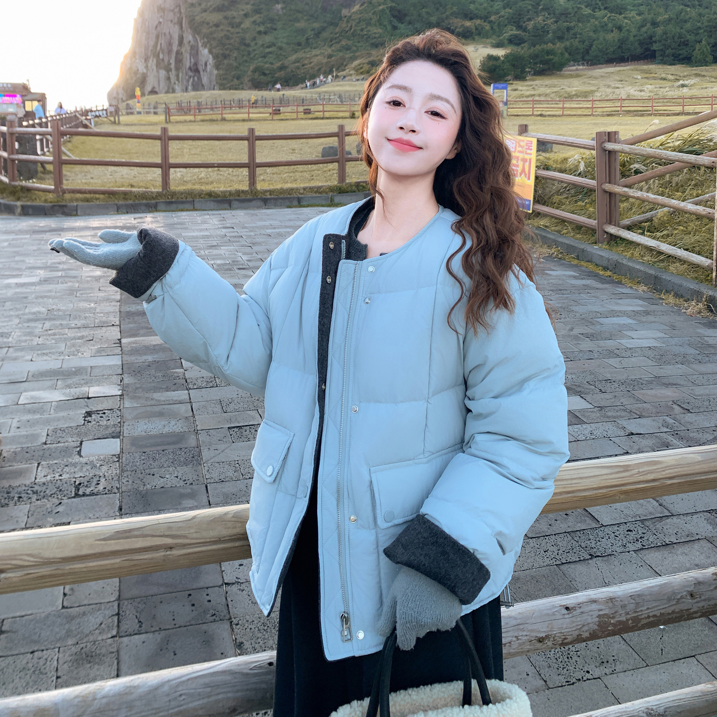 现货冬装新款针织围脖拼接卷边撞色羽绒服(50绒)XW3335P275K418,女装羽绒服,浙宝171 现货冬装新款针织围脖拼接卷边撞色羽绒服(50绒)XW3335P275K418,女装羽绒服,浙宝171