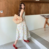 夏新款韩版洋气碎花无袖连衣裙XW1127P135K208，女装连衣裙，浙宝171