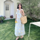 2026年夏现货时尚甜美气质无袖碎花连衣裙XW1069P145K218，女装连衣裙，浙宝171