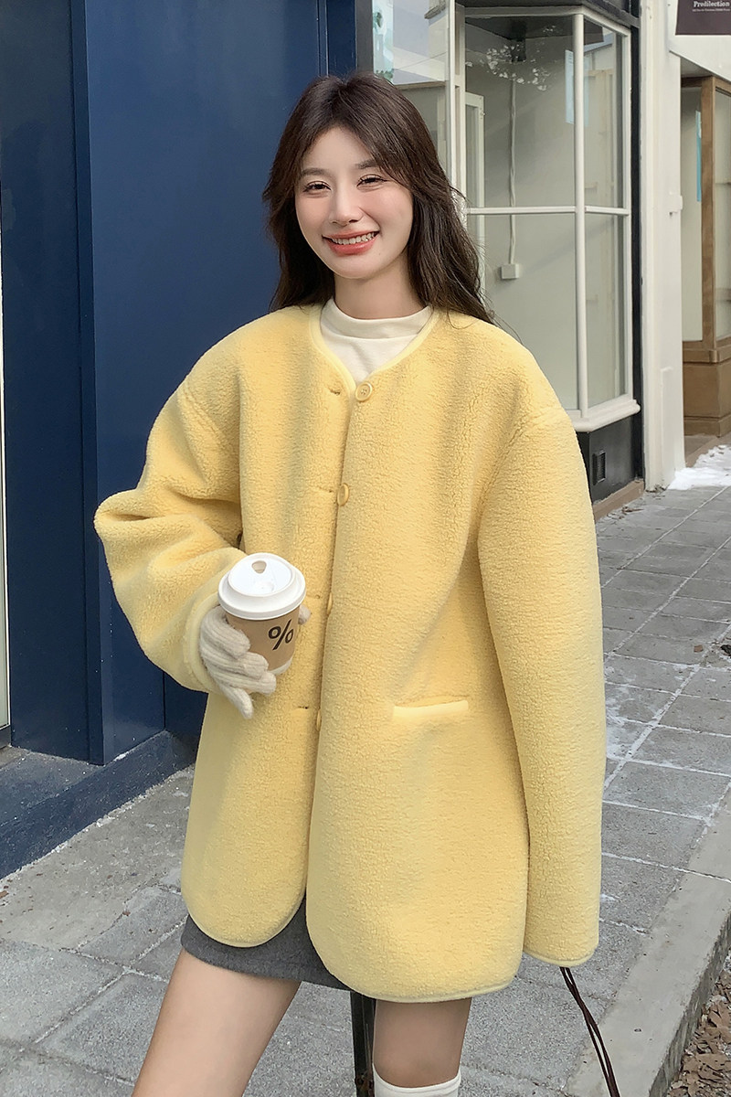 冬装新款加厚羊羔毛外套XW8048P215K328,女装短外套,浙宝171