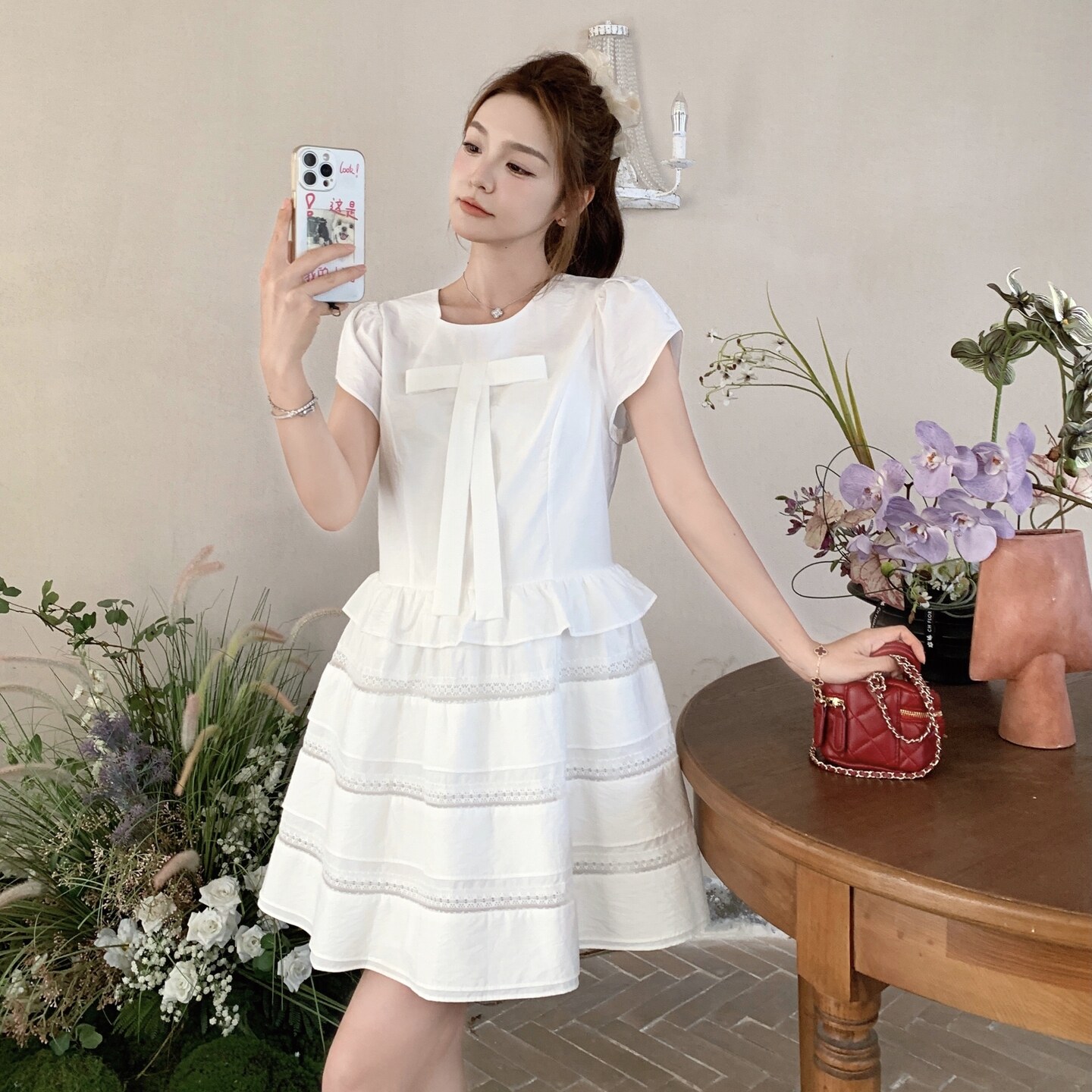 2026年夏新款韩女穿搭甜美可爱百搭连衣裙XW1139P145K218，女装连衣裙，浙宝171