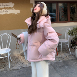 新年战衣粉色羽绒服外套90绒XW8086P295K468，女装羽绒服，浙宝171