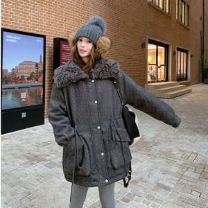 现货 25新年战衣闪钻羊羔毛领羽绒外套(90绒) XW3361 P415 K628图片