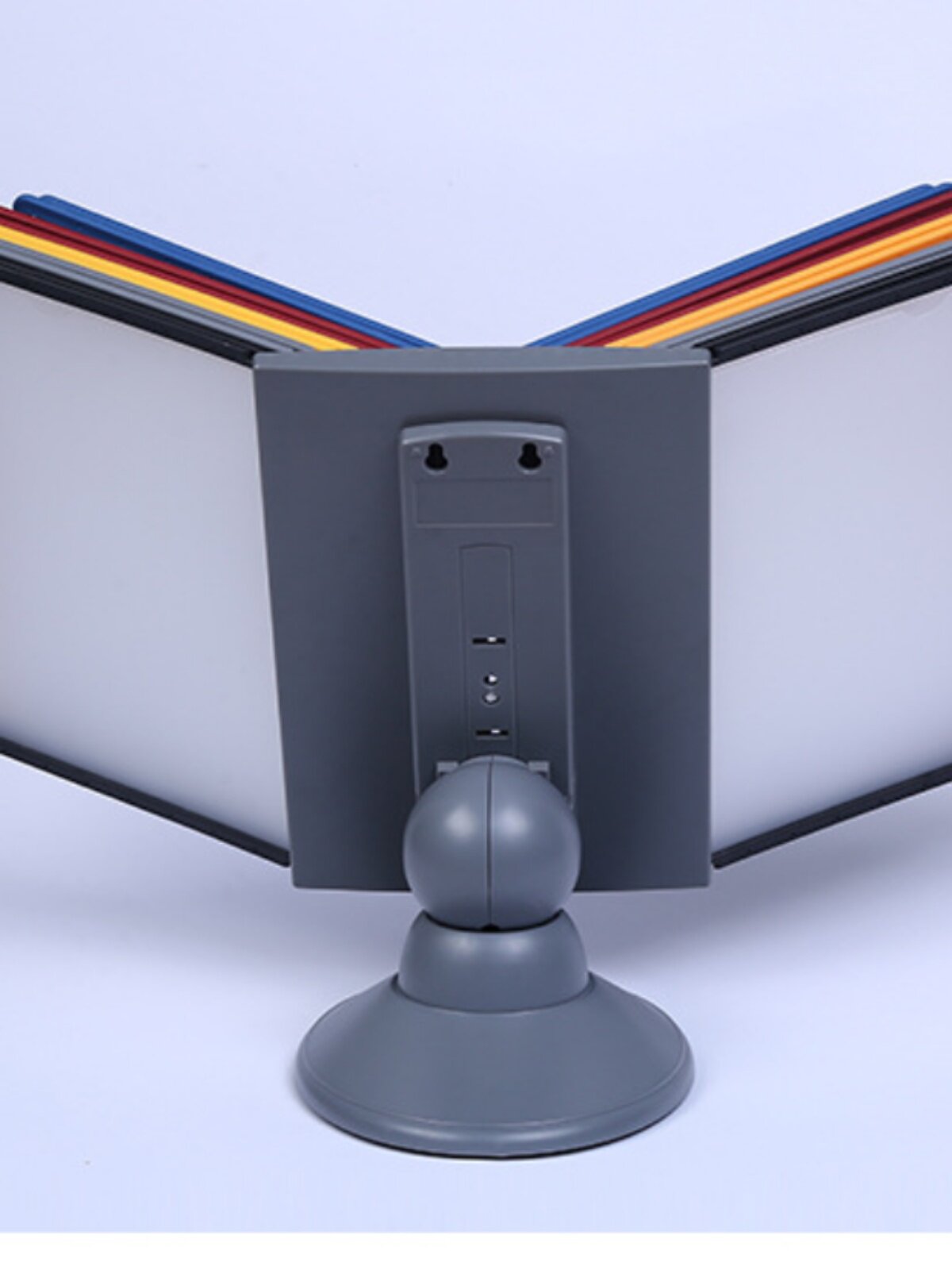 데스크탑 디스플레이 랙 페이지 넘기기 A4 파일 랙 회전 디스플레이 랙 정보 레시피 가이드 북 파일 데스크탑