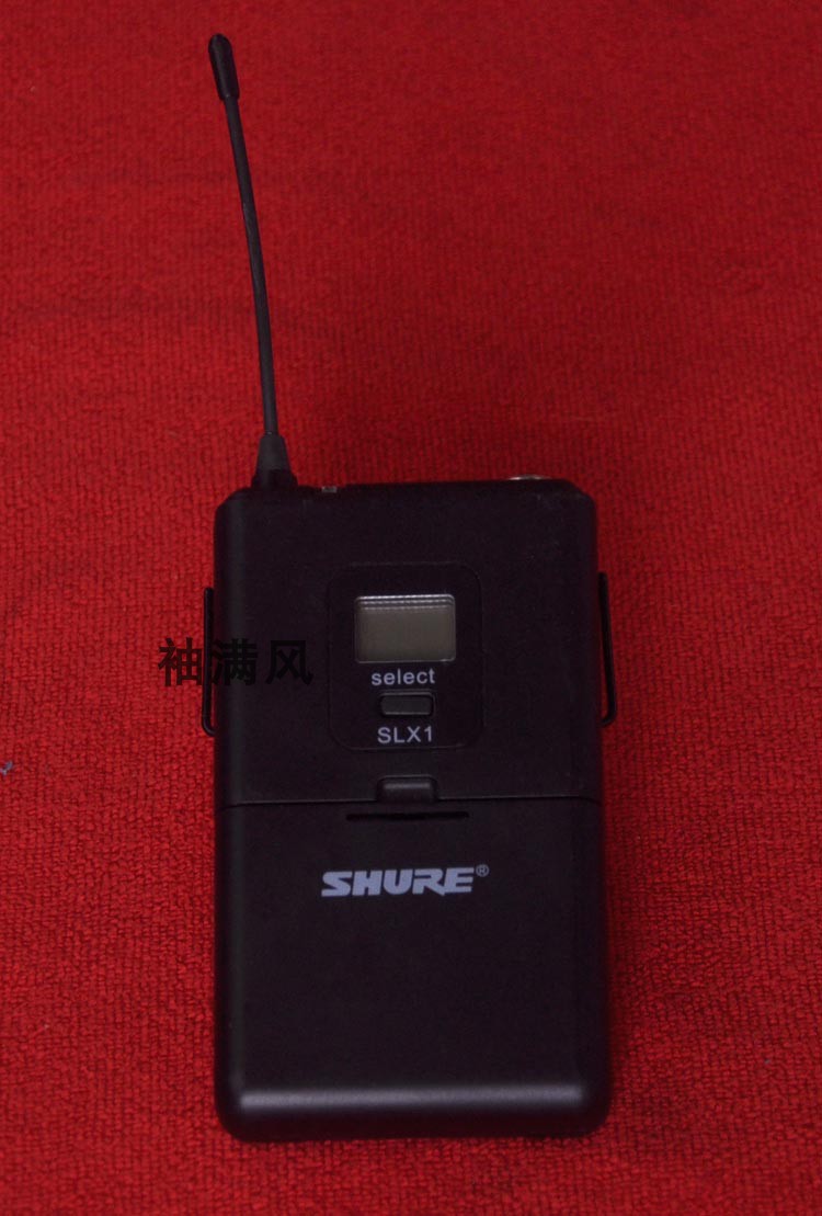 Shure/舒尔 SLX1无线腰包麦克风话筒 发射机 携带 800-820MHZ