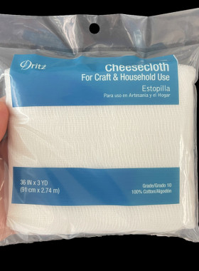 纯棉奶酪芝士纱布厨房过滤清洁抹布cheesecloth亚马逊跨境电商货