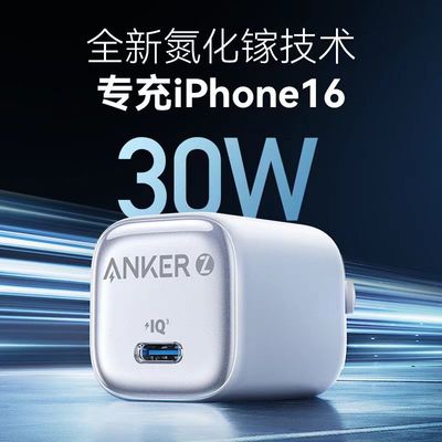 Anker安克30W/20W快充冰点充电器