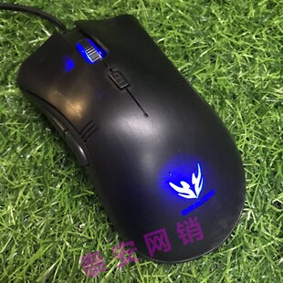 本手M730GT光学6键1800DPI可调背光游戏电竟鼠标M808F有线USB