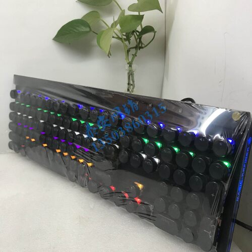 背光复古游戏机械键盘