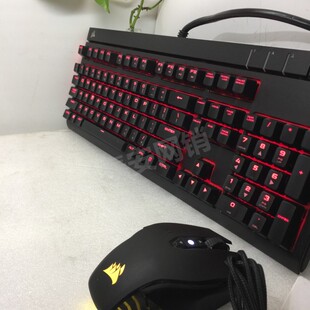 美商海盗船K68红/青茶轴cherry樱桃惩戒者机械键盘鼠标天行者耳机