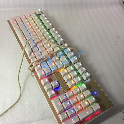 机械师背光游戏吃鸡青轴机械键盘