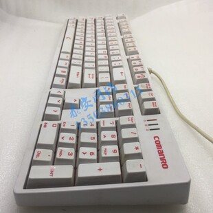 COMANRO 酷迈罗CM510战队版机械游戏竞技键盘樱桃青轴白色LOL/cf/