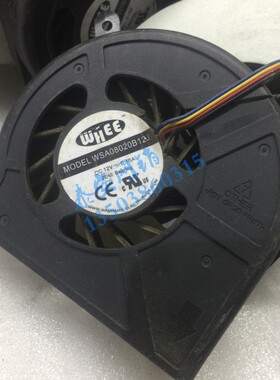 蜗牛一体机 风扇 WSA08020B12J  1U服务器侧吹温控风扇 12v 0.15A