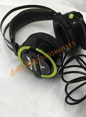 英雄联盟女神之泪电竟游戏耳机 7.1头戴式 USB线控发光耳麦 二手