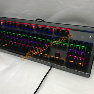 游戏电竟MLGM201悬浮式炫光机械键盘背光混光GM201USB青轴插拔轴