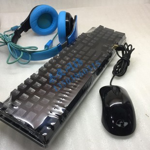 网鱼网咖78 104机械键盘全键无冲yKeyboard网鱼鼠标耳机网吧套装