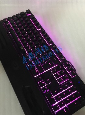 虹龙 RBD 快轴 K160 黑色 机械式手感键盘宽大手托 网吧电竟游戏