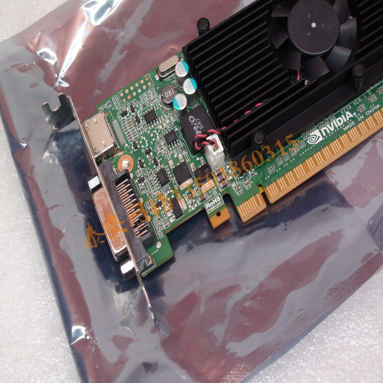 dell原装戴尔的GT620 GT610 gt630半高显卡小机箱刀卡 1G RGM3T