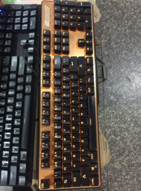 凯华青轴二手背光游戏机械键盘