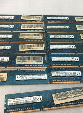 skhynix /1600hz 4GB内存 PC3-12800U-11-13-A1 HMT451U6BFR8C-PB