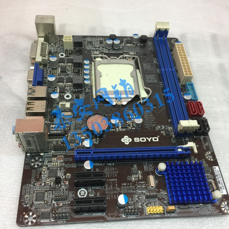 梅杰 soyo sy-B95+主板 1150 全固版 usb 3.0  3代 ddr3 vga+dvi