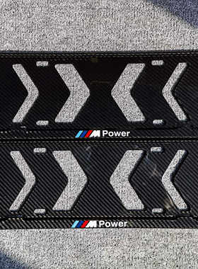 适用于宝马X1X2X3X4X5X6X7M碳纤维车牌框525530M3M4M5牌照架套托