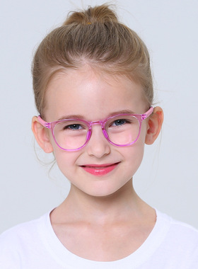 儿童镜架超轻耐用硅胶镜框51602可配近视镜离焦镜片 远视矫正镜片