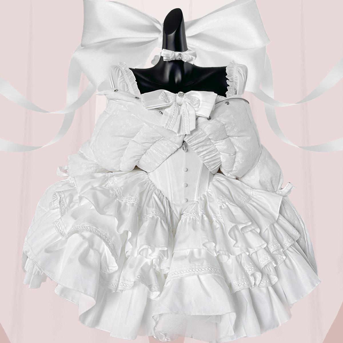 高定如心羽绒服【白色】