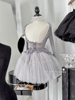 POSHEPOSHE, the most beautiful birthday dress of the Victorian era, exudes a fishbone charm thumbnail 4